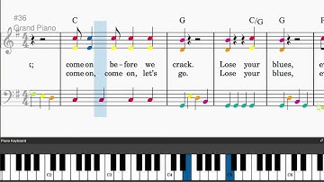 Footloose by Kenny Loggins - Easy piano tutorials with sheetmusic
