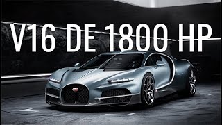 Nuevo Bugatti Tourbillon | Un V16 de 1800 HP