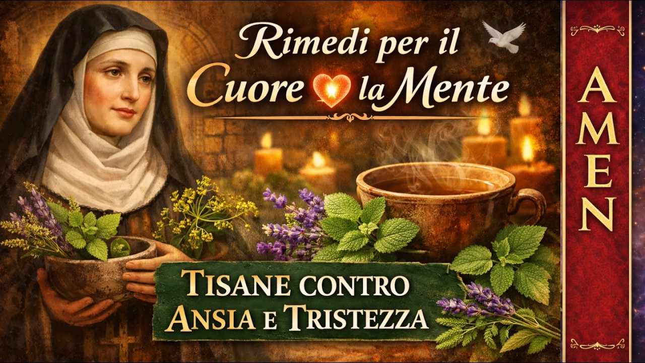 Rimedi per il Cuore e la Mente - Le Tisane contro Ansia e Tristezza - Gli insegnamenti di Ildegarda