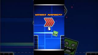 How many blocks can you pass WITHOUT JUMPING? #geometrydash #viral #gd #shorts