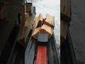 HARBOR FREIGHT 5TON ELECTRIC LOG SPLITTER #firewood #logsplitter #wood #tree #tools #harborfrieght