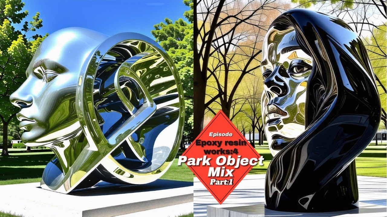 @ Park Object Mix part:1 Epoxy resin works:4エポキシ樹脂作品:4 - YouTube