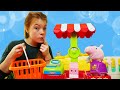 Spielzeug Video mit Peppa Wutz. 3 Folgen am Stück. Spaß mit Peppa Wutz