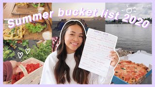 things to do in summer | summer bucket list ideas 2020