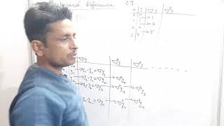 Backward Difference Table | Vinay Kumar