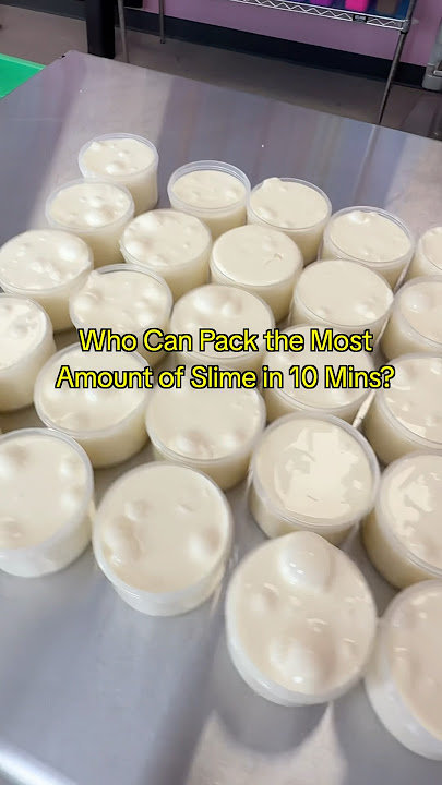 Who Can Pack the Most Slime in 10 Minutes? ⏱️😳