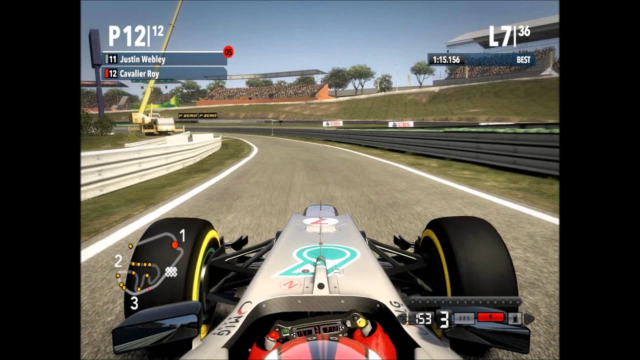 F1 2012 - TNC 4 - Round 12 - Brazil 50% No Assists