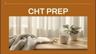 10 FREE practice questions for the CHT exam!