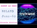 Roland Cloud | Juno-60 | Synthwave Soundbank (No Talk)