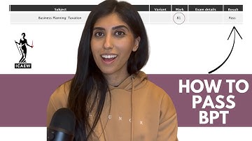 How to Pass ACA BPT ICAEW Exam (I got 81, FIRST-TIME!) | Business Planning: Taxation