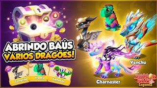 OPENING CHESTS & GETTING RARE DRAGONS! (Dragon Mania Legends) #dragonmanialegends 