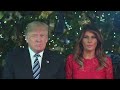 Trump Delivers 1st Presidential Christmas Message