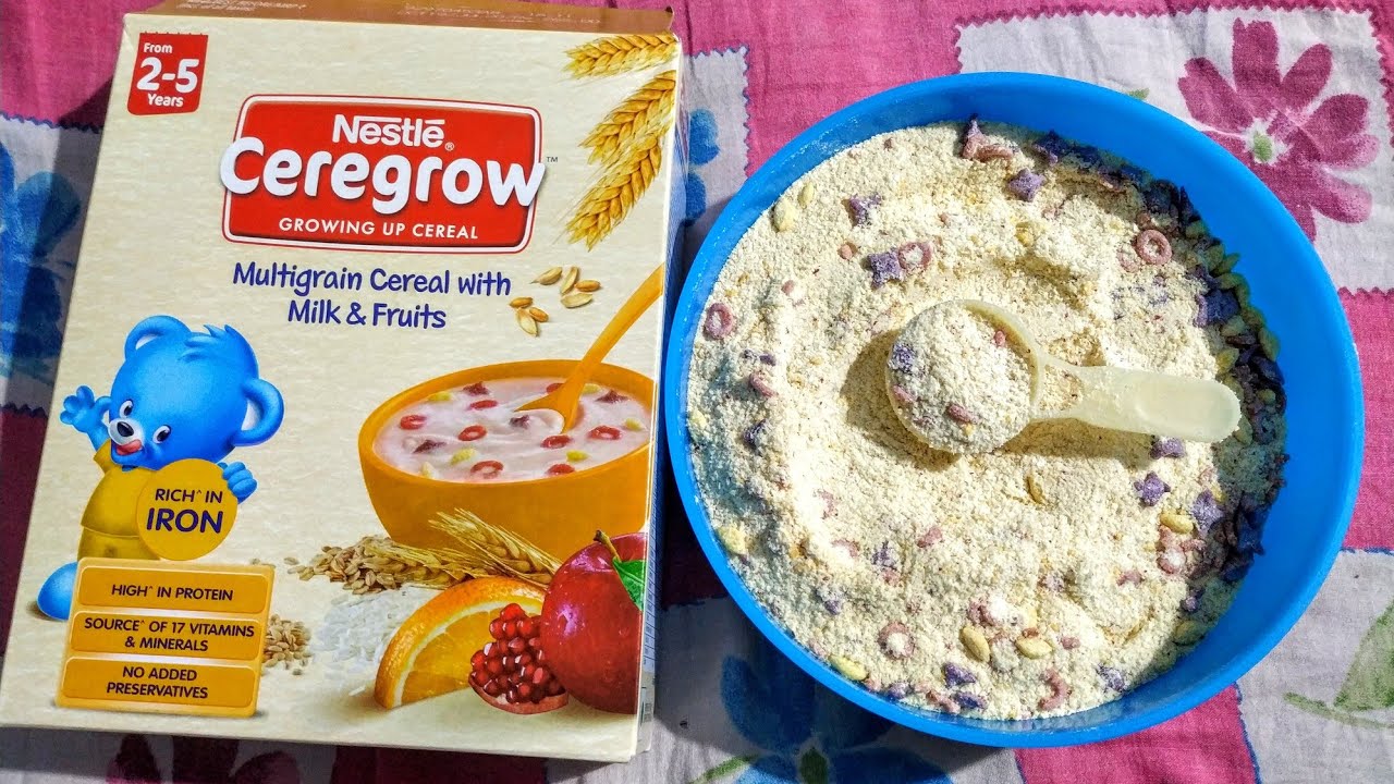 nestle ceregrow for 1 year old