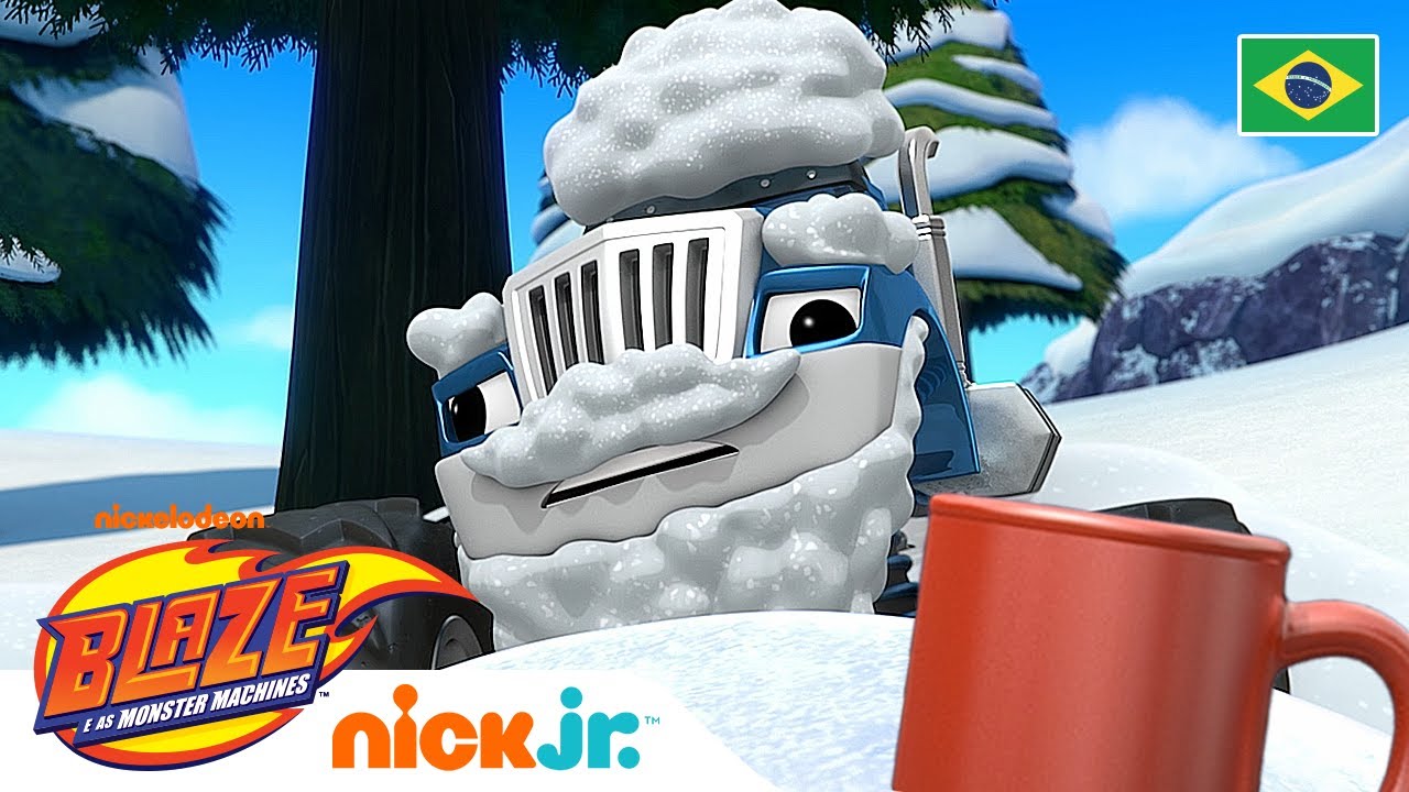 O Esmagador rouba todo o chocolate quente da Cidade Axle! | Blaze