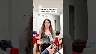 First one to move buys dinner tonight #youtubeshorts #funny #couple #prank