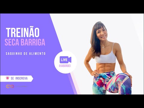 🔴Treino Ao Vivo Seca Barriga – Carol Borba