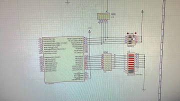 Proteus switches and led bar graph counter
