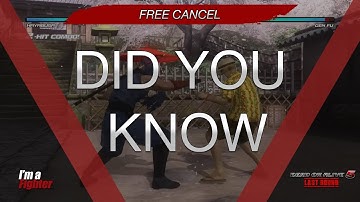 DOA5LR "Did You Know" - Free Cancel
