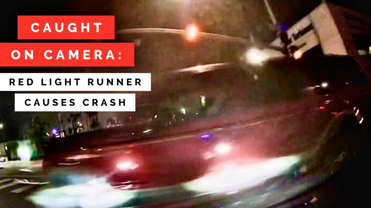 CAUGHT ON CAMERA: Red Light Runner Slams Into Uber Near San Diego ...