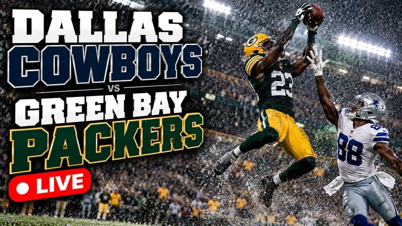 Green Bay Packers VS Dallas Cowboys | LIVE NFL Game Night