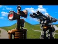 Fighting Lego Siren Head with a Mech in Brick Rigs Multiplayer Survival Gameplay!