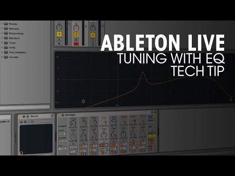 Super tech tip - Tuning with EQ in Ableton. - YouTube