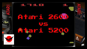Atari Asteroids Atari 2600 vs Atari 5200