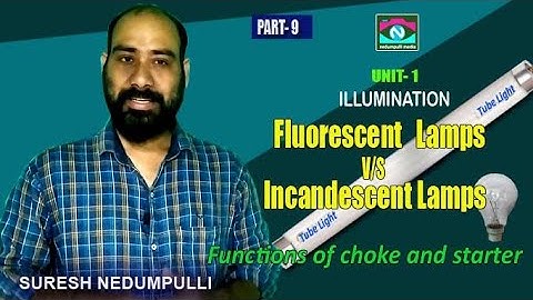 Electrical / class 10/ filament lamp v/s fluorescent lamp /Suresh nedumpulli