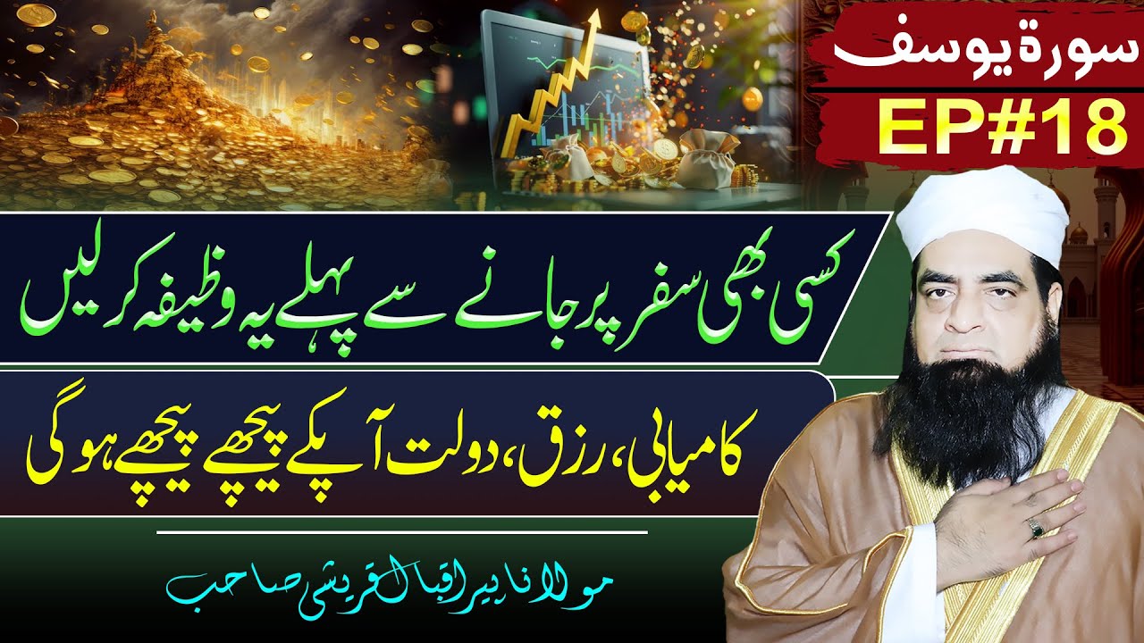 Safar Par Jane Se Pahly Yah Wazifa Kar Lain | Kamtabi, Izzat, Dolat, Mal, Rizq | Peer Iqbal Qureshi