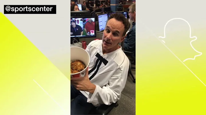 John Buccigross Sets Personal Chicken-Eating Recor...