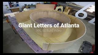 Giant Letters of Atlanta: 8ft 3D Numbers Build