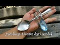 🔴Cara Membuat kalung liontin dari sendok