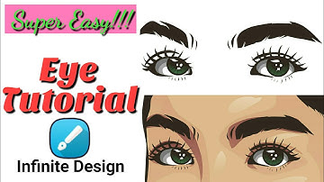 Eye tutorial with infinite design tutorial - Vector Art | Easy Tutorial