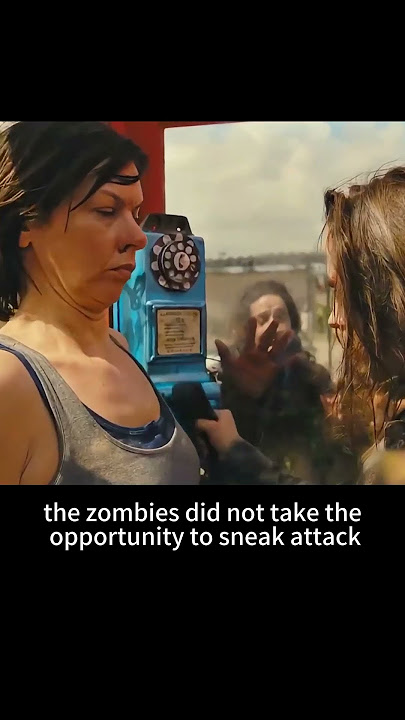 The zombies politely left in an instant