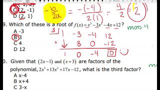 Algebra 2 Study Guide Part 2