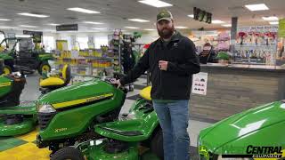 JOHN DEERE S240 VS X330! With salesman Mike Ross