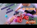MONSTER TRUCK TAKEOVER at the Park!!! | Learning &amp; Fun with Lorenzo!  🏁⭐