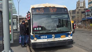 MTA MaBSTOA: 2010 Novabus LFSA #1204 on the Bx15 to The Hub-149 St @ 3 Av/E 189 St