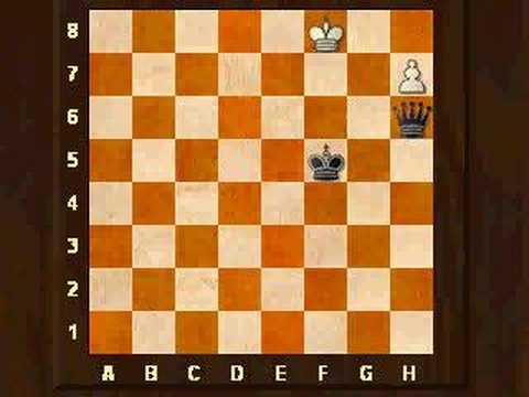Queen Vs Rook Chess Chess Endgame Lesson - Queen vs Rook Pawn - YouTube