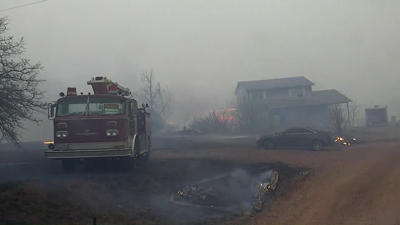 WATCH: Part of Logan County home catches fire - YouTube