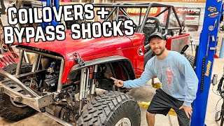 Installing a Full Offroad Race Suspension! Ultra4 Jeep Build - Ep15 screenshot 2
