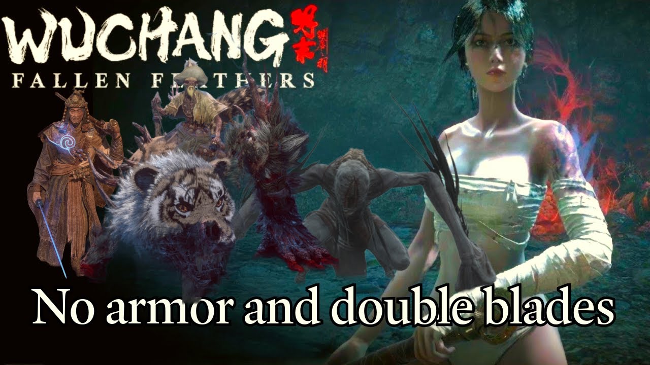 Challenge Wuchang no armor, 3 Boss. 