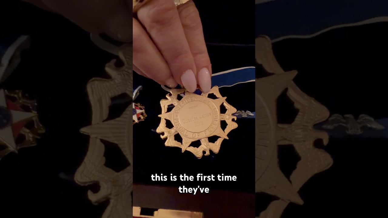 HISTORIC: The First Christian Cross on a Medal of Freedom | FOR CHARLIE 🙏