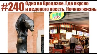 #240 Одна во Вроцлаве. Где вкусно и недорого поесть? Ночная жизнь