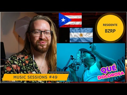 REACCIONANDO a RESIDENTE || BZRP Music Sessions #49 | Desde USA en Español | QUÉ DOLOROSA!!!