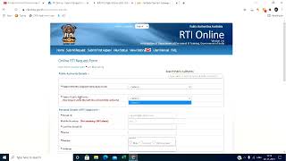 how to rti application online | RTI online kaise karen |  RTI online screenshot 3