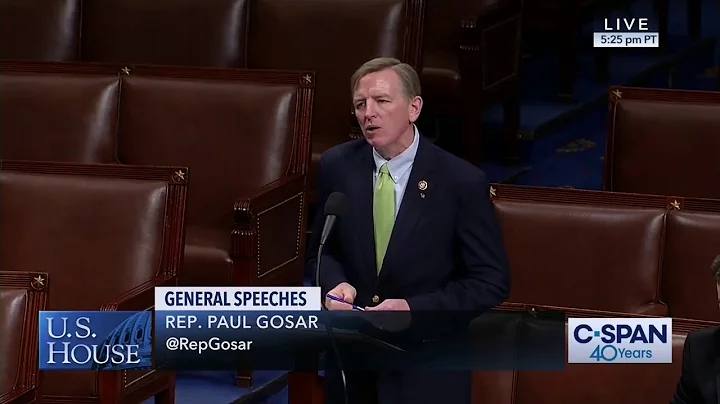 Rep Paul Gosar Voice Support For American Energy Independence