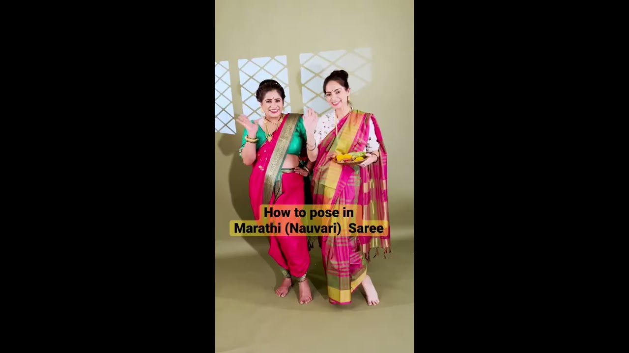 Nauvari Saree Photoshoot Ideas || Kashta Saree Pose for Girls || Photoshoot  Ideas in Nauvari - YouTube