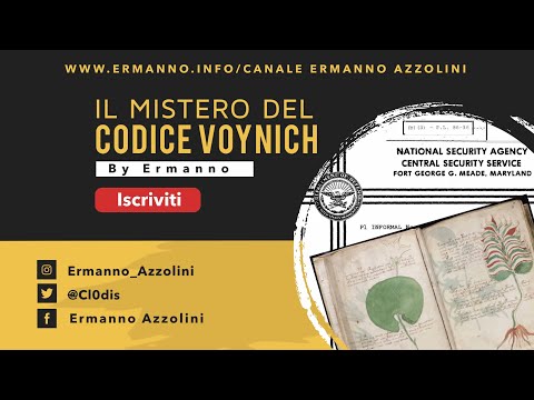 Video: Il Manoscritto Voynich. Fatti E Ipotesi - Visualizzazione Alternativa