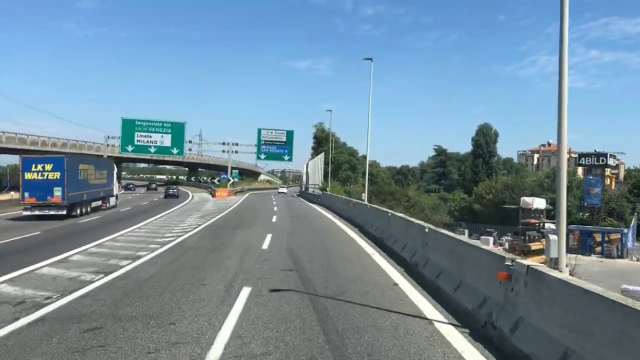 Milano, Tangenziale Est, San Giuliano Milanese - Ads Cologno Monzese est